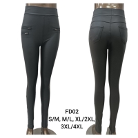Spodnie Skórzane damskie     FD02  Roz  S-4XL  1 kolor  